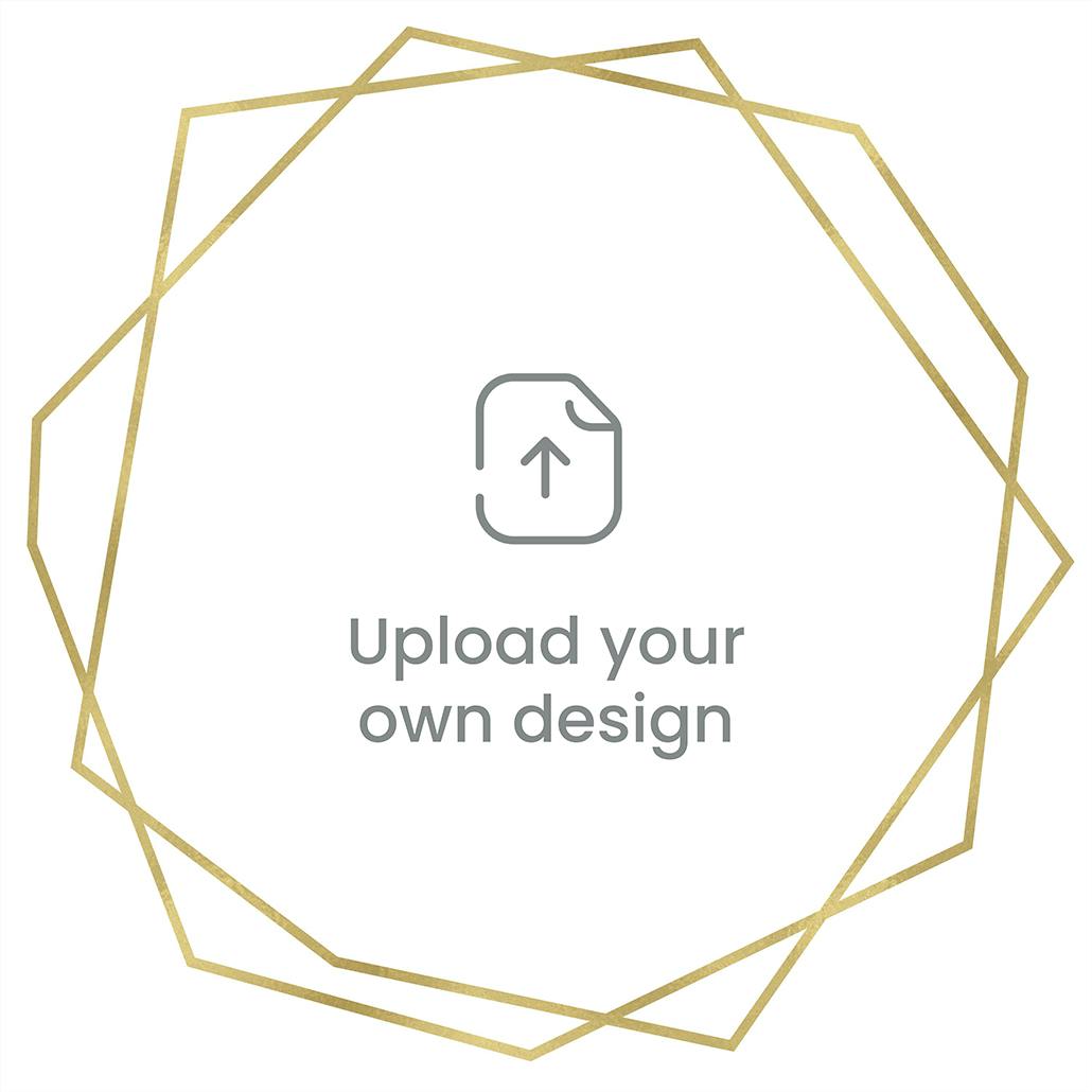 Geometric polygon - square - greeting card